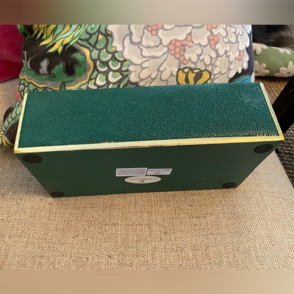 Uttermost Karis Emerald Green Decorative Storage Box - Picture 7 of 9